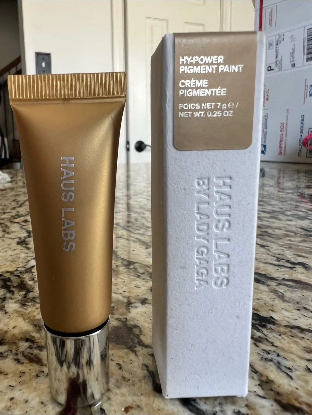 Haus Labs By Lady Gaga Hy-Power Pigment Paint Creme in Gold Shimmer - New